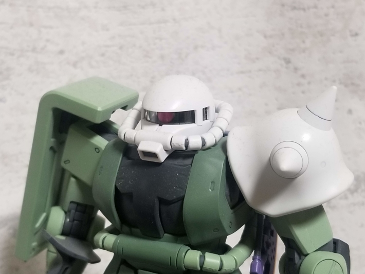 【簡単ガンプラ】ミキシングビルドでMG MS-06F シン・マツナガ専用ザクⅡを作ろう。 | プラモケイ通信